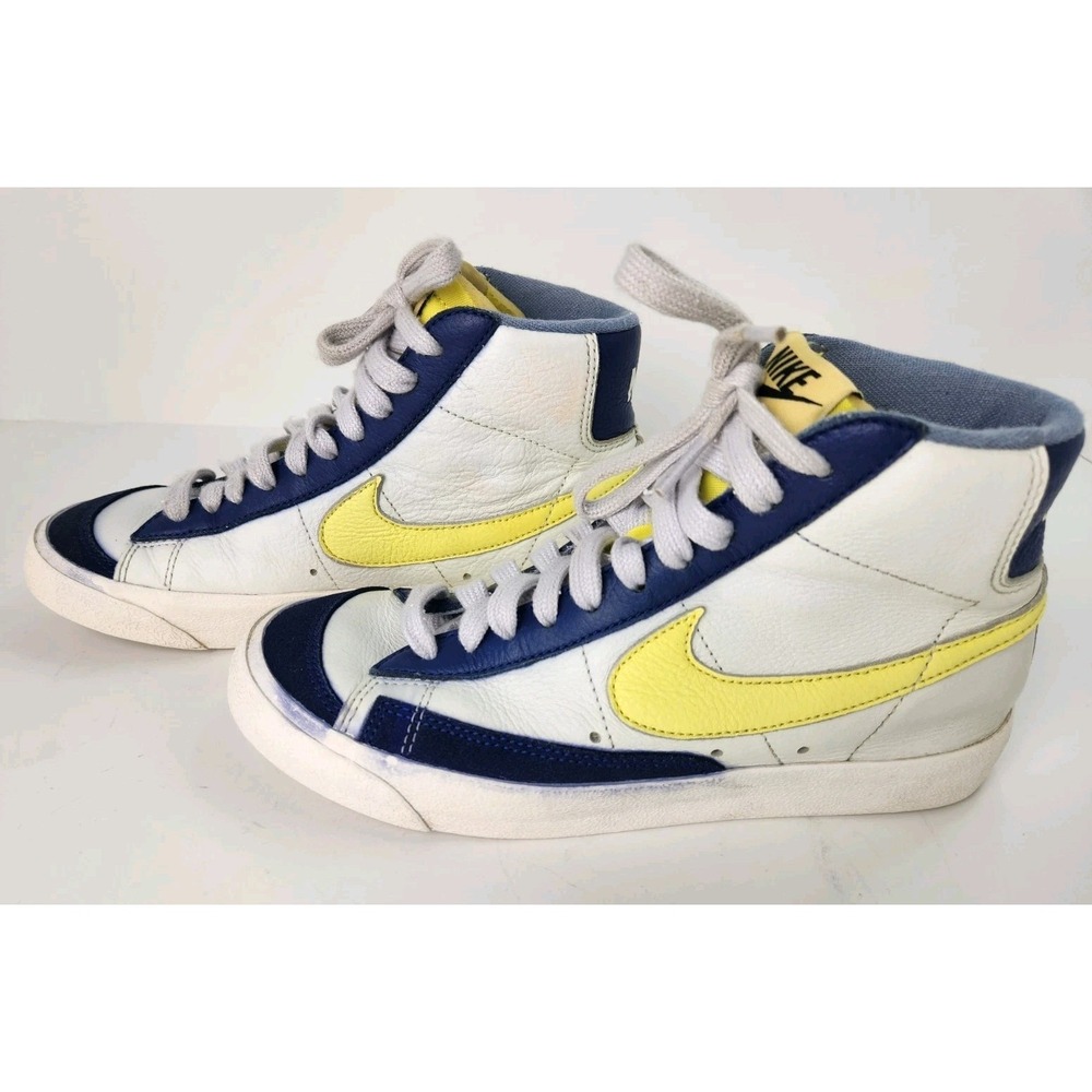 Nike Blaze Mens‎ Shoes Mid'77 D07396-991 Size 5.5 Blue Yellow